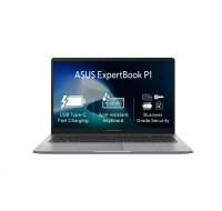 ASUS NTB ExpertBook P1 (P1503CVA-S71109X), i5-13420H, 15.6" 1920x1080, 16GB, 512GB SSD, UHD, W11 Pro, Misty Grey