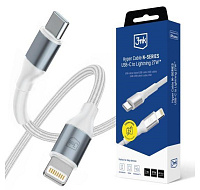 3mk Hyper Cable N-SERIES C to Lightning 3m PD 3.0 9V/3A 27W White