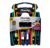 Master Lock Upínací gumy s háčky  (10 ks / balení)
